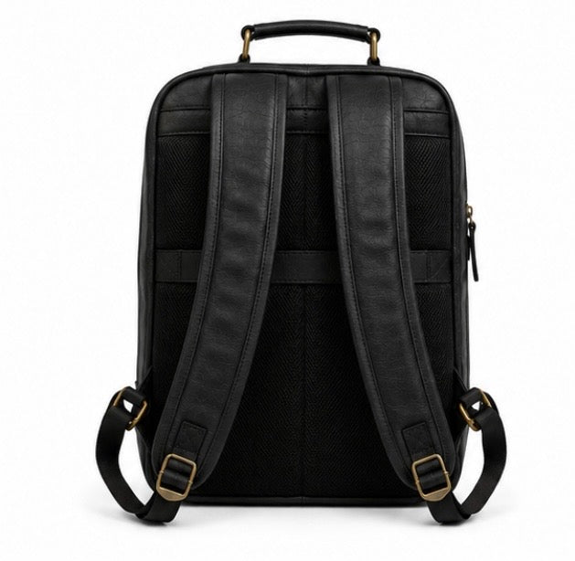 Sac à dos noir en cuir