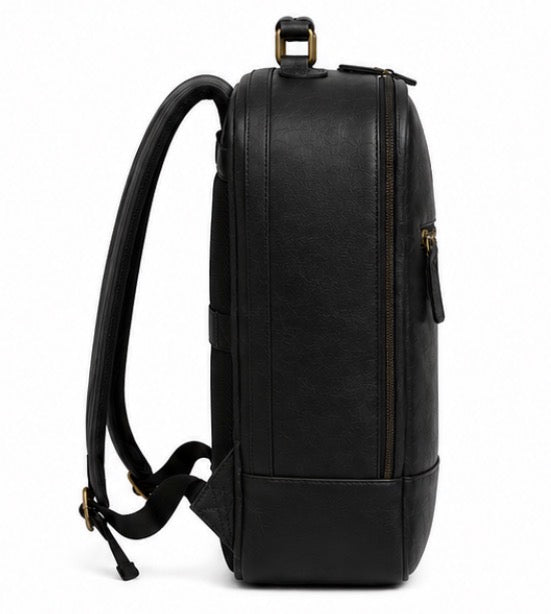 Sac à dos noir en cuir