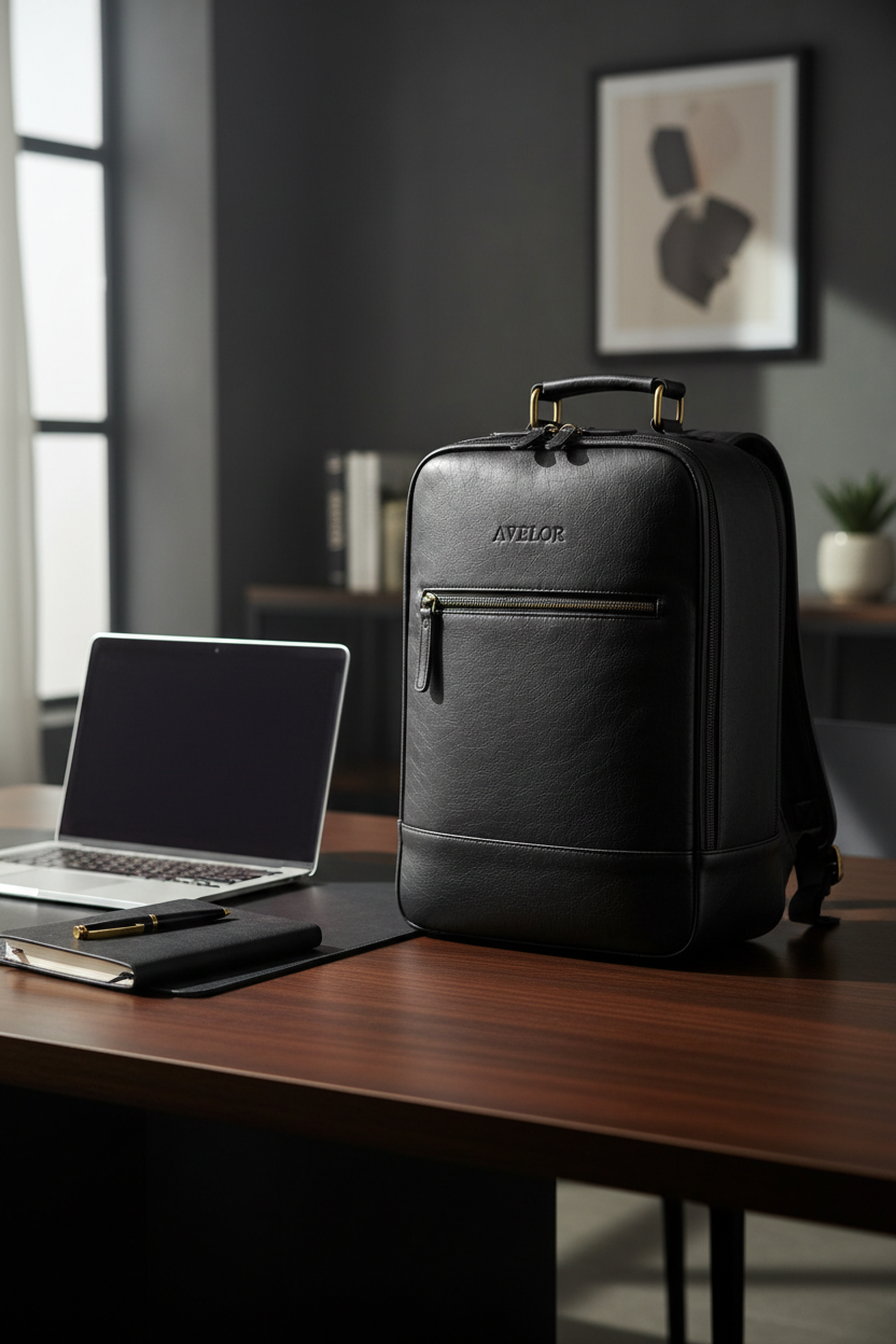 Sac à dos noir - bureau