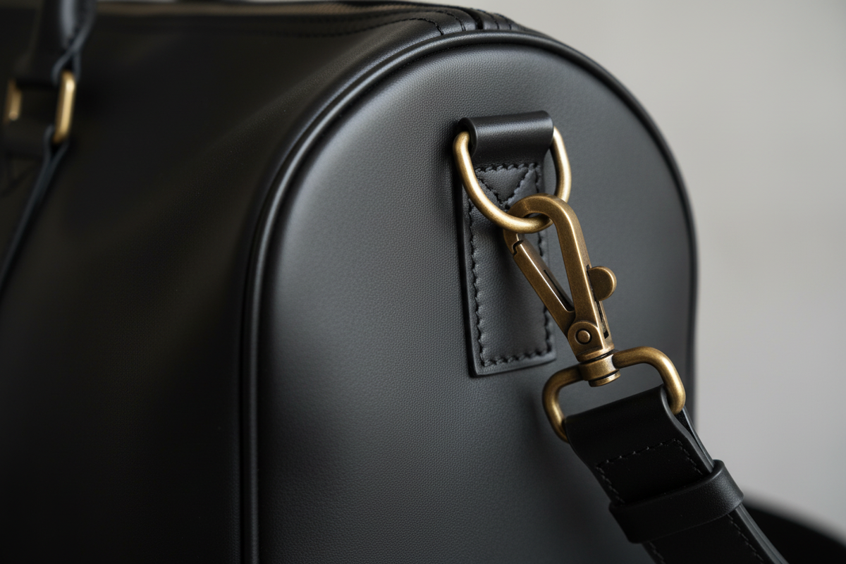 Sac voyage noir - hardware